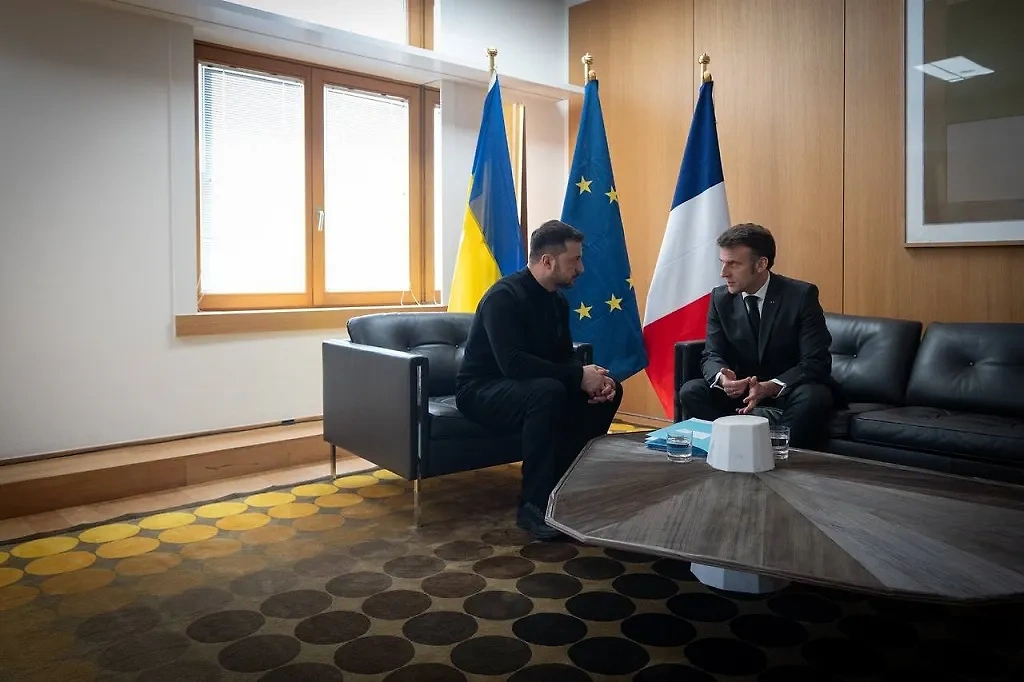 Эмманюэль Макрон и Владимир Зеленский. Обложка © X / emmanuelmacron