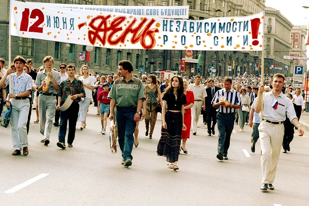 Именно 12 июня 1990 года Съезд народных депутатов заложил основы независимости России. Фото © ТАСС / А. Булдаков