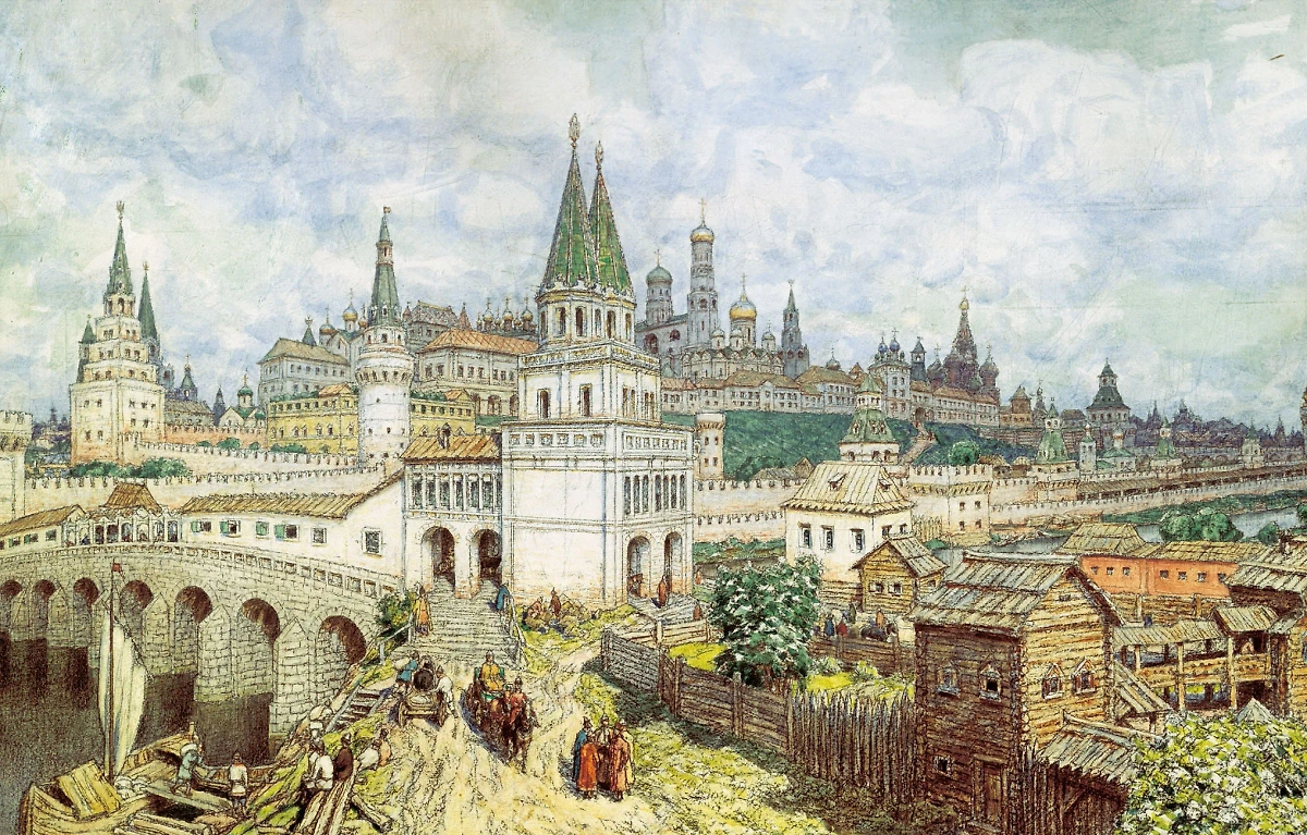 Московия, или Московская Русь, — этап, который начался после возвышения Москвы. Фото © Wikipedia / Васнецов Аполлинарий Михайлович.