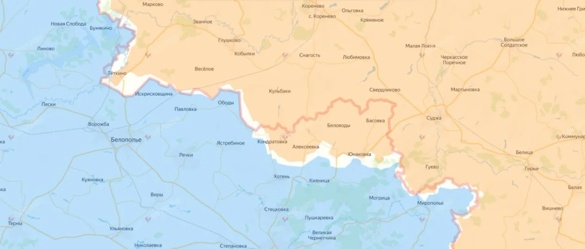 Продвижение ВС РФ в Сумской области. Фото © divgen.ru