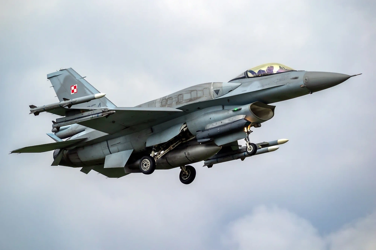 Истребитель F-16 ВВС Польши. Обложка © Shutterstock / FOTODOM / VanderWolf