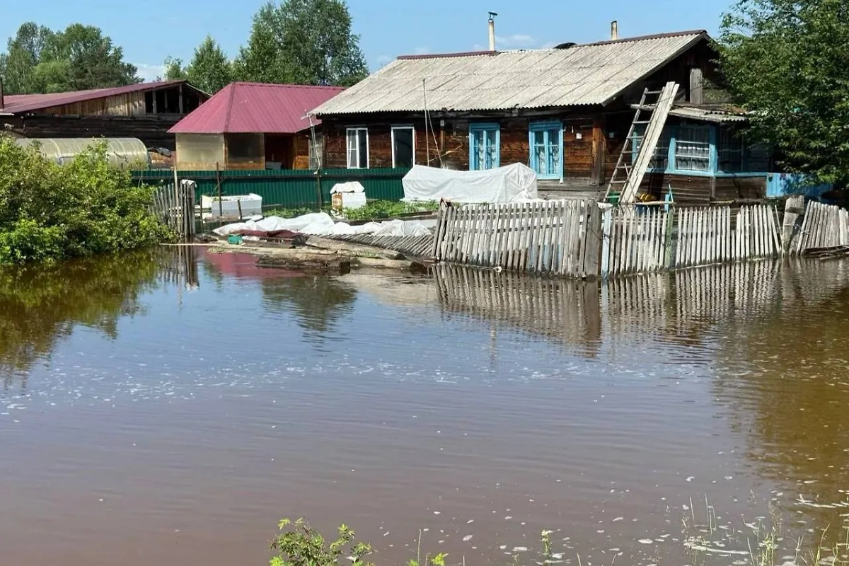 Подтопление в Хабаровском крае. Обложка © Telegram / Маслов Алексей Михайлович