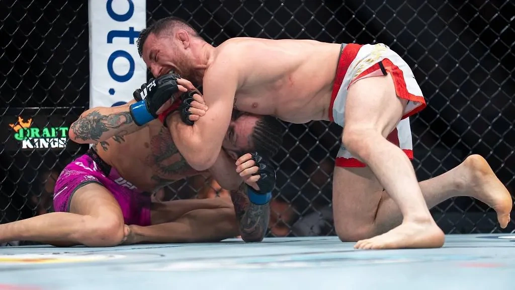 Шон О’Мэлли и Мераб Двалишвили. Обложка © X / UFC
