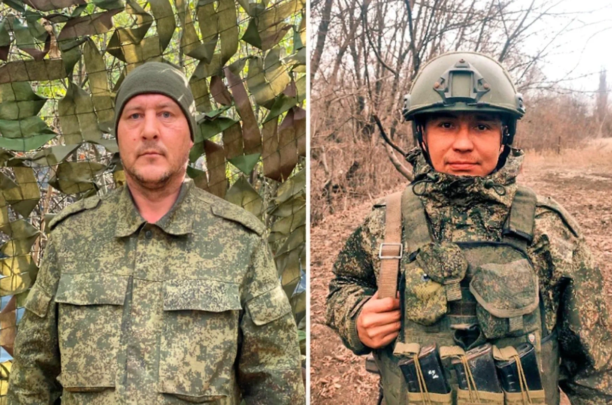 Гвардии ефрейтор Александр Дмитрик и гвардии рядовой Сергей Полчанов. Обложка © Минобороны РФ