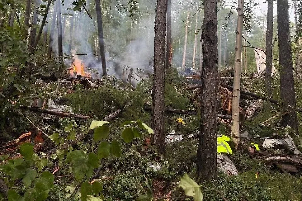 Место крушения Ан-24 в Приамурье. Обложка © Дальневосточная транспортная прокуратура