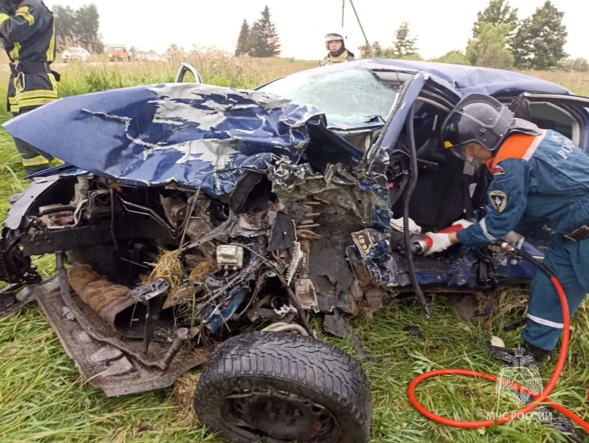 ДТП в Калининградской области. Фото © Telegram / МЧС Калининградской области