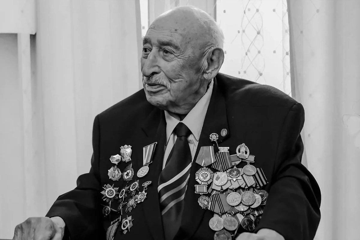 Ветеран ВОВ Зиновий Меркин. Обложка © Telegram / Александр Беглов