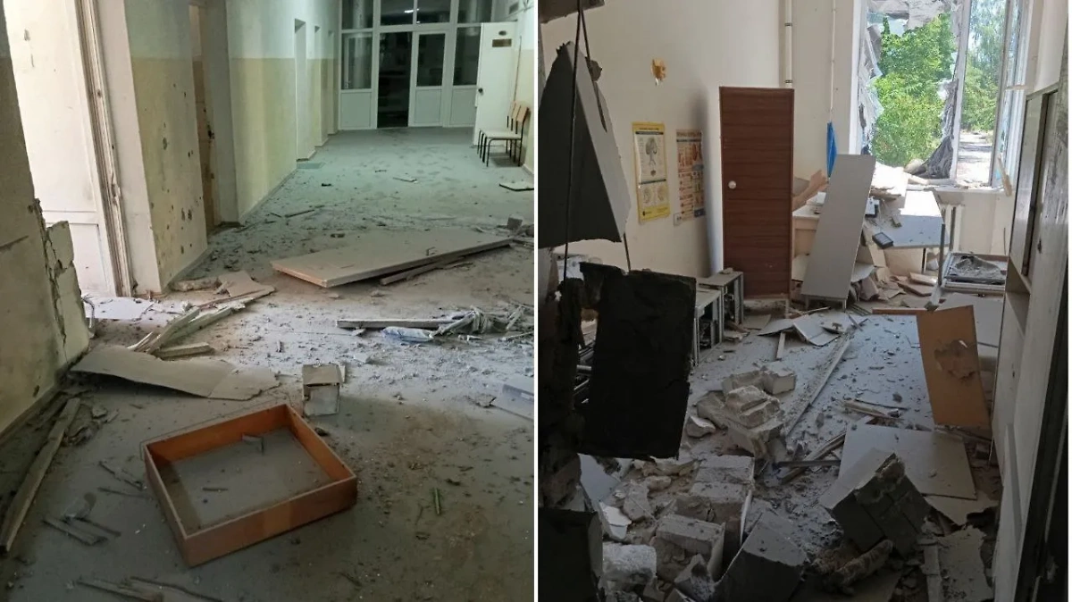 Последствия удара ВСУ по Новой Каховке. Фото © Telegram / Владимир Сальдо