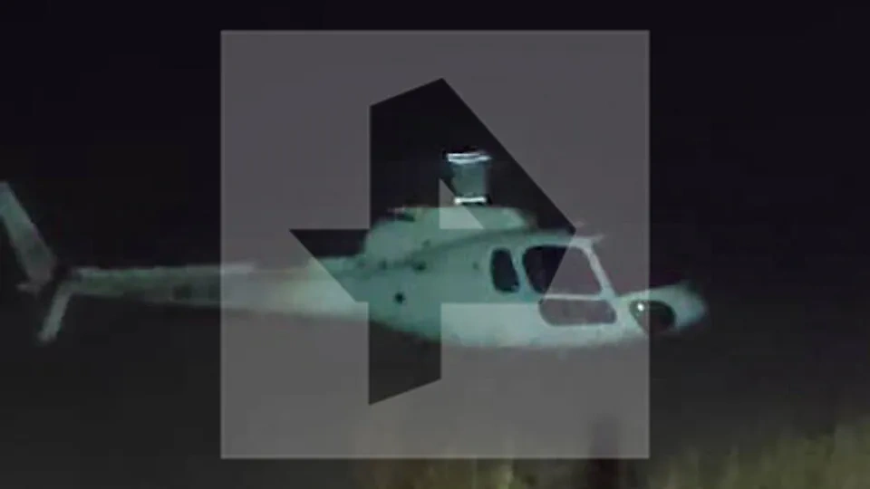 Вертолёт Airbus H125 МЧС Киргизии. Фото © «Рен-ТВ»