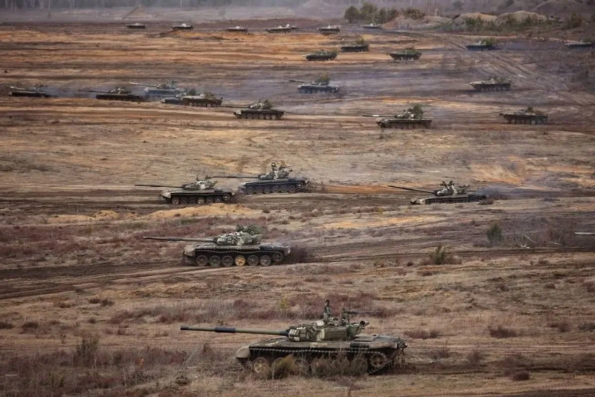 «Союзная решимость — 2022». Фото © Facebook (соцсеть запрещена в РФ; принадлежит корпорации Meta, которая признана в РФ экстремистской) / Министерство обороны Республики Беларусь