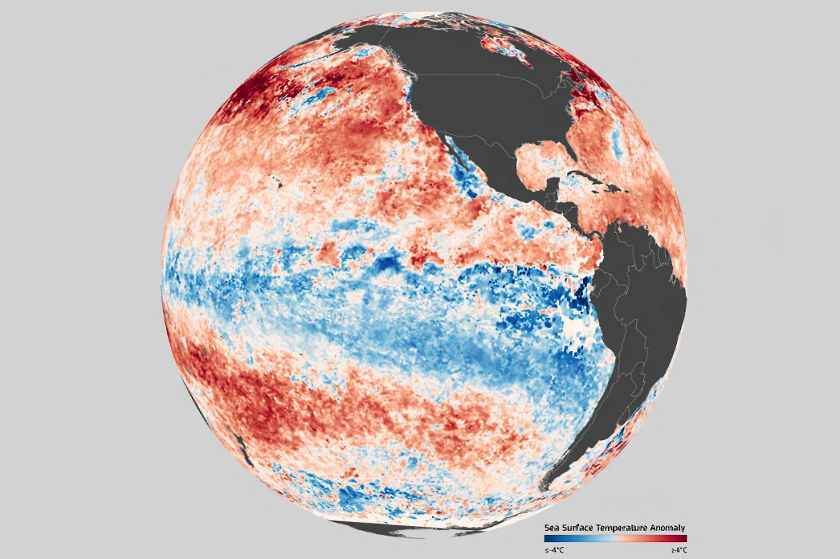 Ла-Нинья — одно из проявлений загадочных периодических изменений в Тихом океане. Фото © copernicus.eu