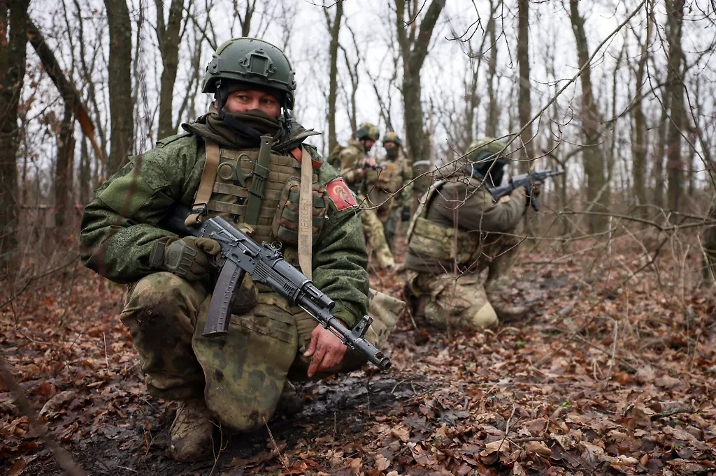 Российские военные уничтожают ВСУ в Курской области. Фото © ТАСС / Александр Река