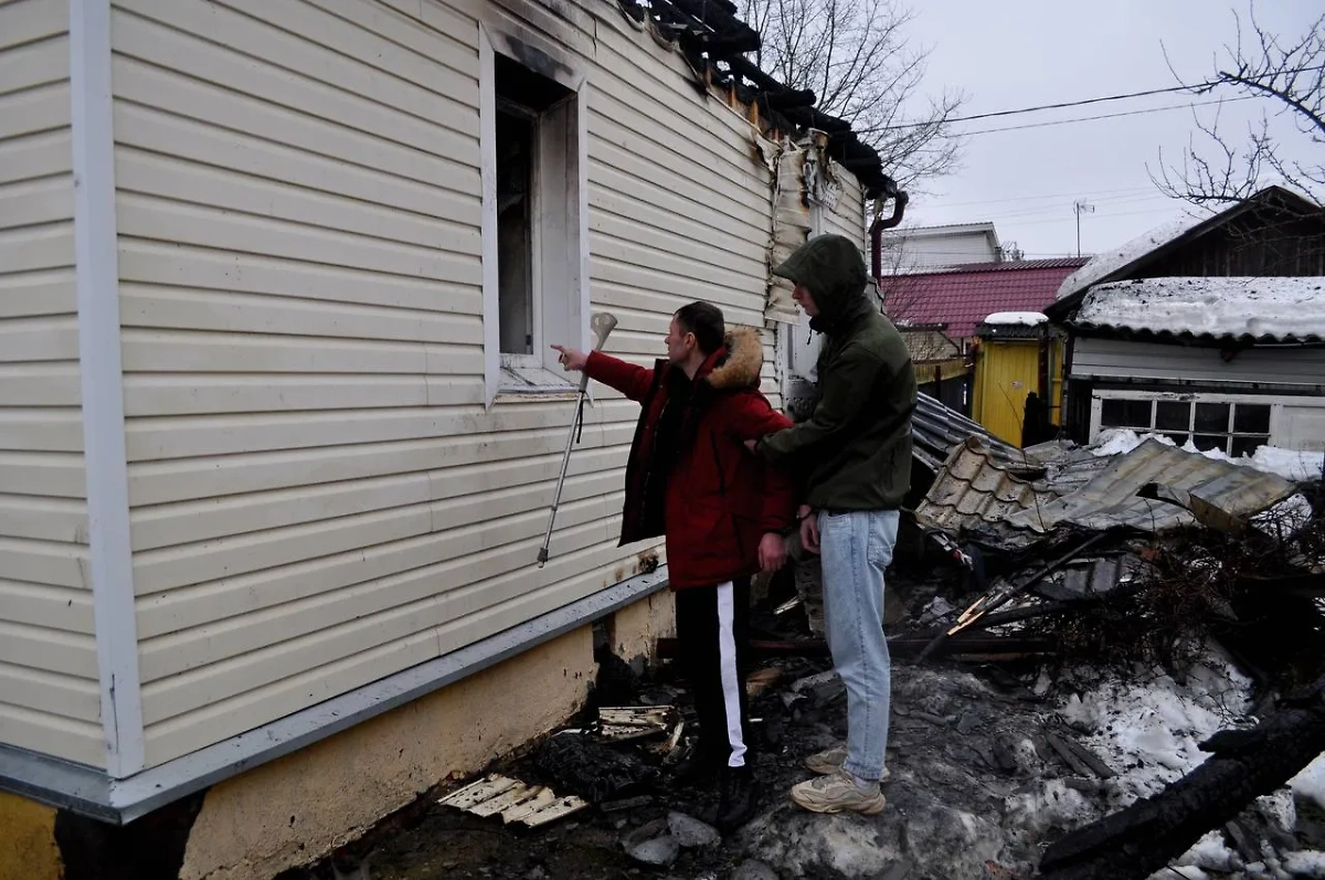 Задержанный преступник в ходе следственных действий. Фото © Telegram / ГСУ СК России по Московской области