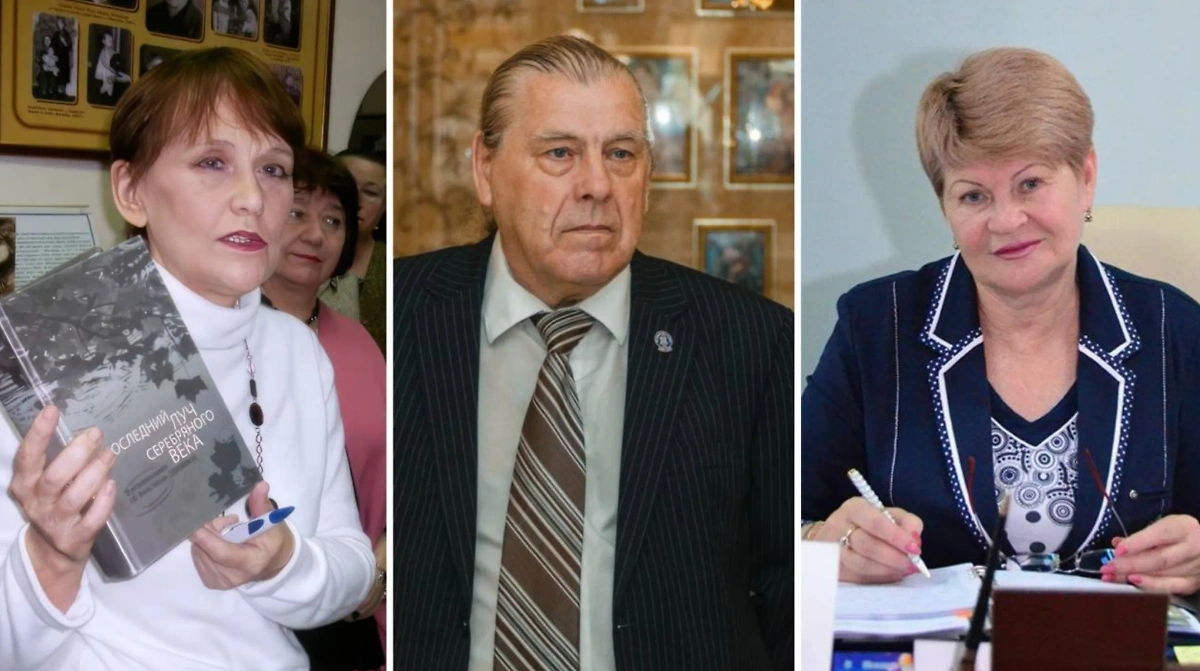 Ольга Григорьева, Геннадий Мухин, Наталья Романова. Обложка © Telegram / Посольство РФ в Казахстане