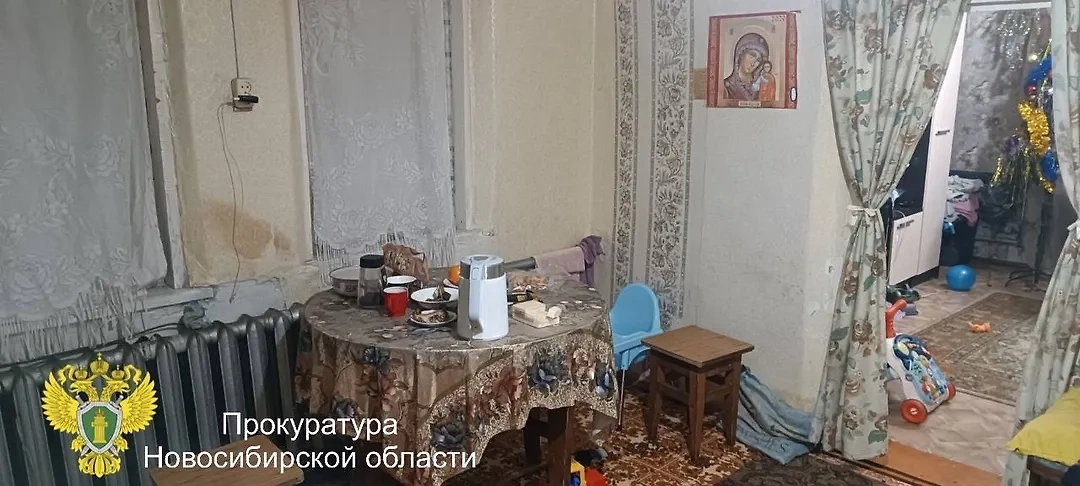 Место происшествия. Фото © VK / Прокуратура Новосибирской области 