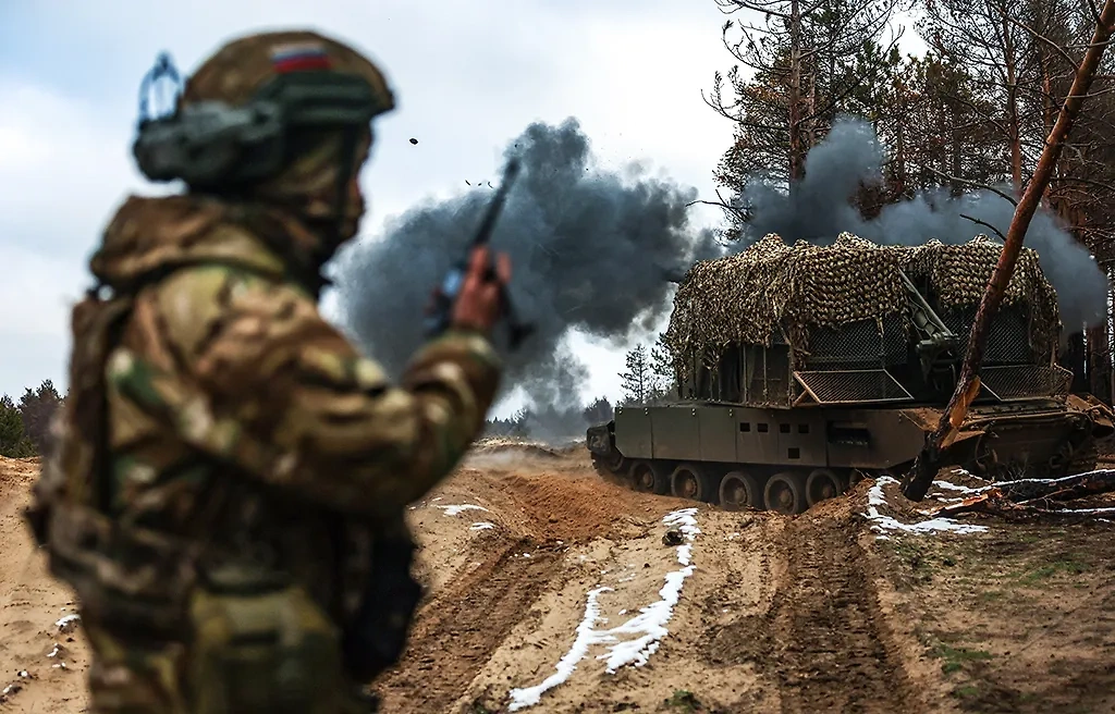 Боевые действия в зоне проведения СВО. Обложка © ТАСС / Алексей Коновалов