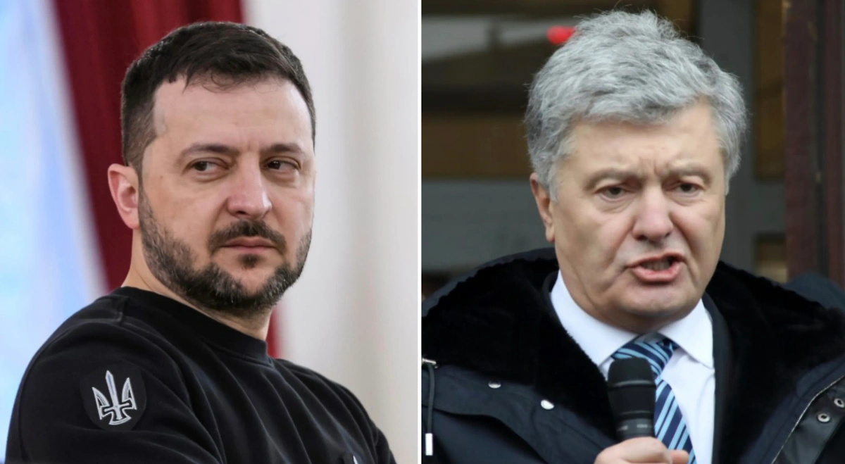 Зеленский и Порошенко*. Обложка © Shutterstock / FOTODOM / paparazzza, © ТАСС /  Zuma