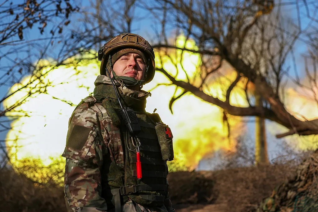 Российский военный в зоне СВО. Обложка © ТАСС / Алексей Коновалов