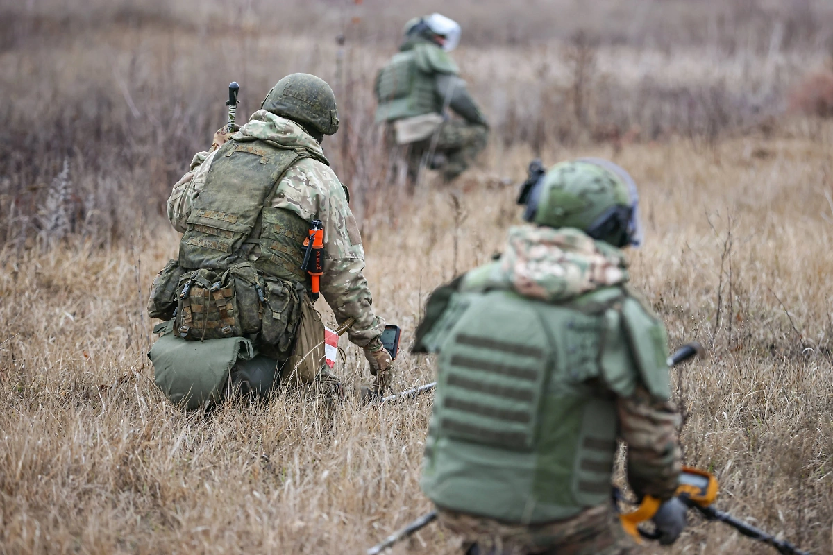 Российские военные в зоне СВО. Фото © ТАСС / Александр Река