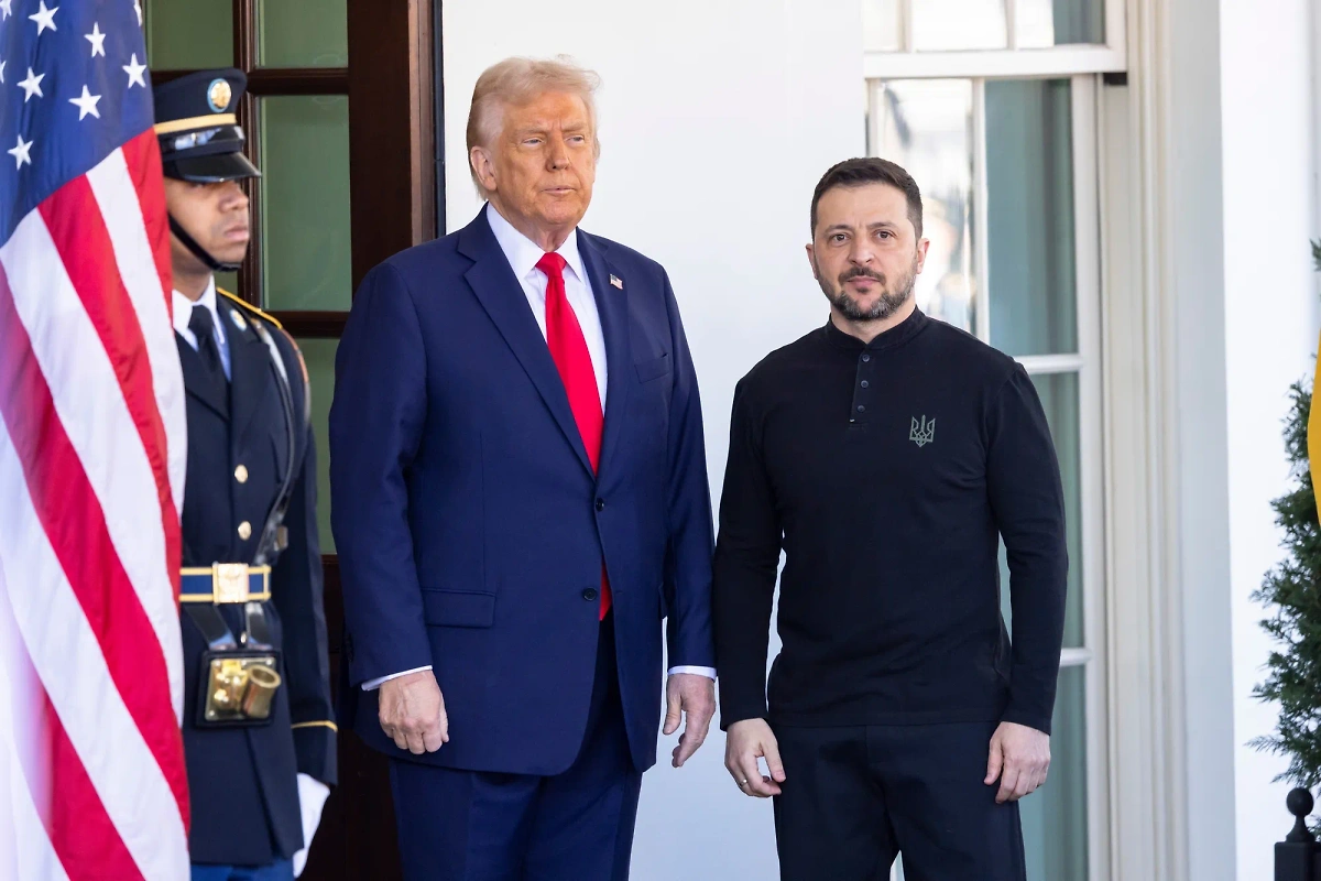 Президент США Дональд Трамп и Владимир Зеленский. Обложка © Shutterstock / FOTODOM / Joshua Sukoff