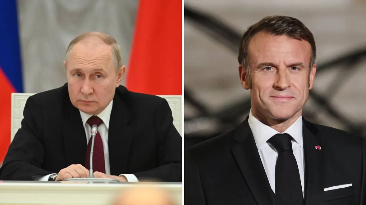 Путин и Макрон. Обложка © Life.ru, Shutterstock / FOTODOM / Antonin Albert