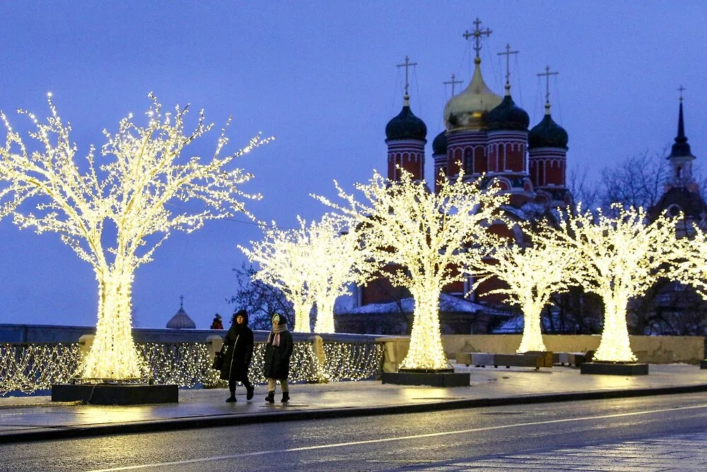Вид на храм Георгия Победоносца на Псковской горке. Фото © Агентство "Москва" / Кирилл Зыков