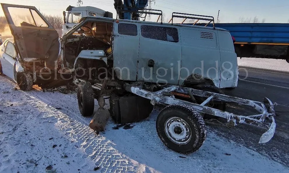 Смертельное ДТП в Нижневартовском районе. Обложка © t.me / Госавтоинспекция Югры