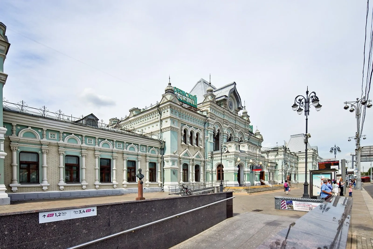 В Москве благоустроили территорию возле Рижского вокзала. Фото © Mos.ru / М. Денисов