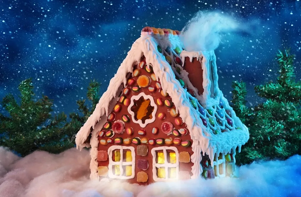 Рецепты от шеф-повара, которые можно легко повторить дома: пряничный новогодний домик. Фото © Shutterstock
