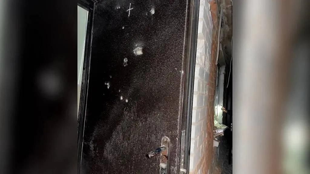 Последствия украинского обстрела села Олешня в Курской области. Фото © Telegram / Роман Старовойт