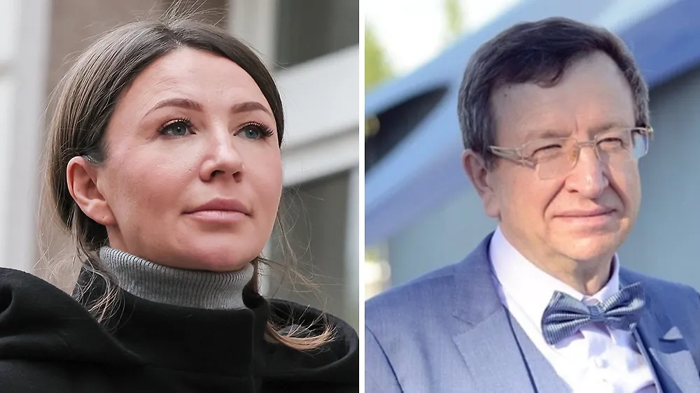 Инфоблогер Елена Блиновская, её отец Олег Останин. Фото © ТАСС / Софья Сандурская, © Ok / Олег Останин