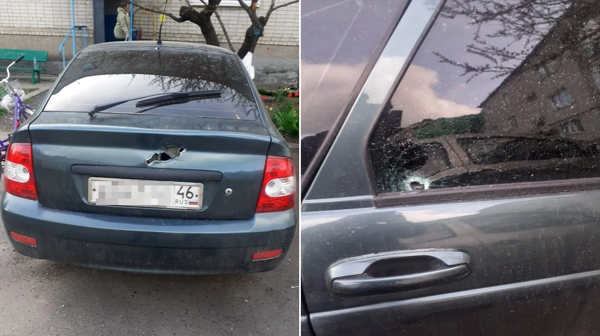 ВСУ обстреляли посёлок Тёткино Курской области. Фото © Telegram / Роман Старовойт