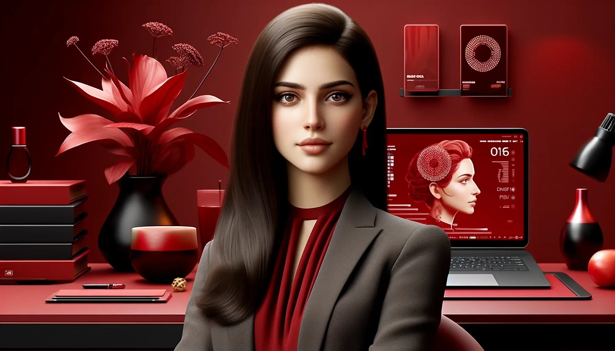 Виктория: победительница в современном нейроискусстве. Фото © openai