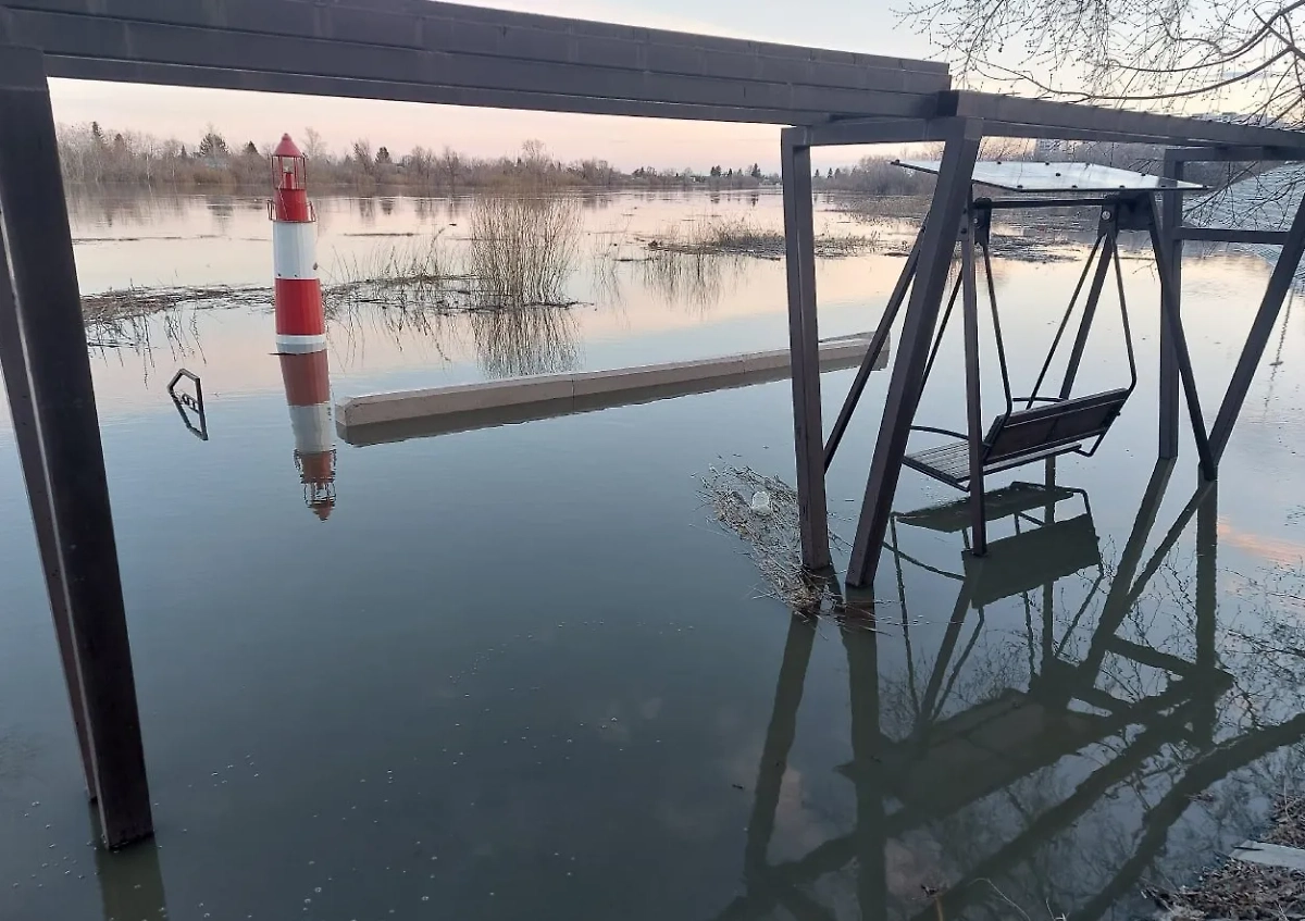 Паводок в Кургане. Обложка © Telegram / ЧП Курган