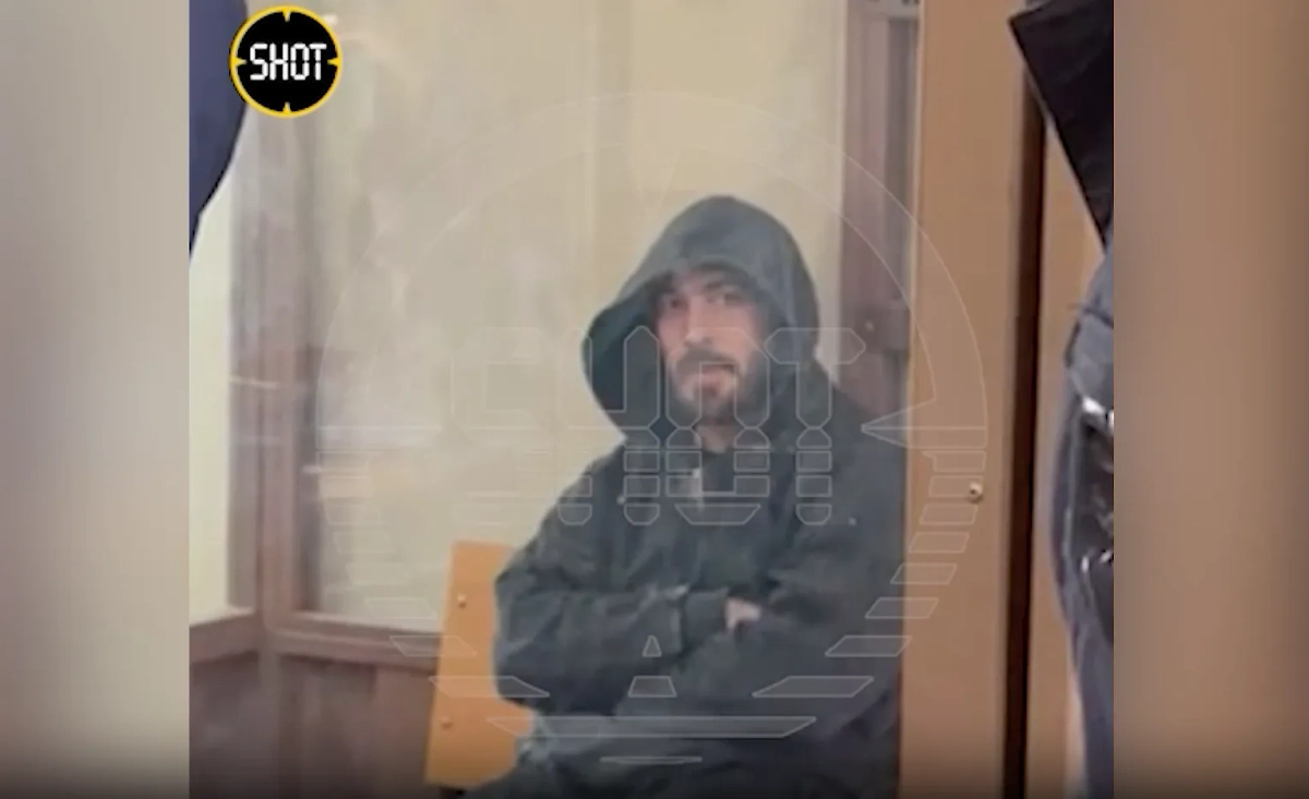 Артур Расулов в зале суда в Сочи. Обложка © Telegram / SHOT