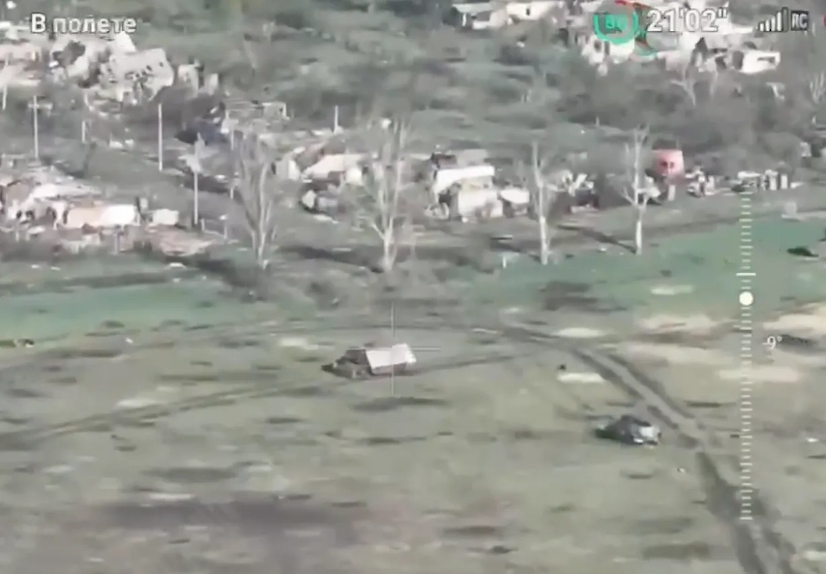 В Красногоровке появился российский танк "Царь-мангал". Обложка © Telegram / Colonelcassad