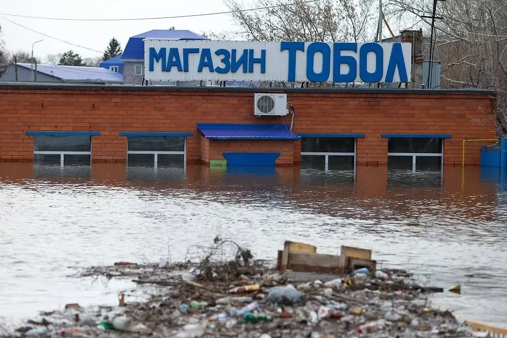 Паводок в Курганской области. Обложка © ТАСС / Сорокин Донат