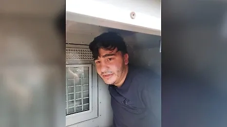 Шахин Аббасов, который подозревается в убийстве 24-летнего мотоциклиста в московском Люблине. Фото © SHOT