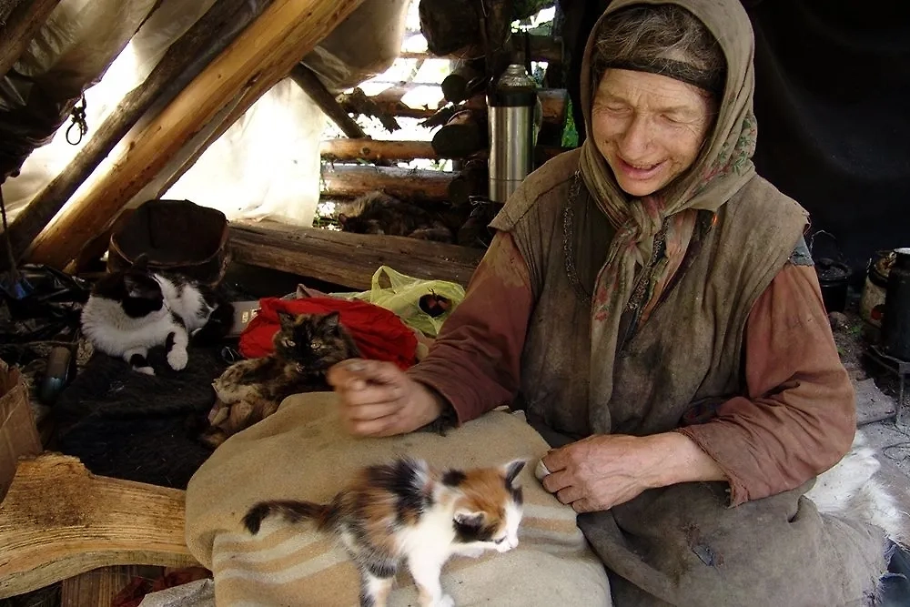 Агафья Лыкова. Обложка © Telegram / Хроники бабушки Агафьи