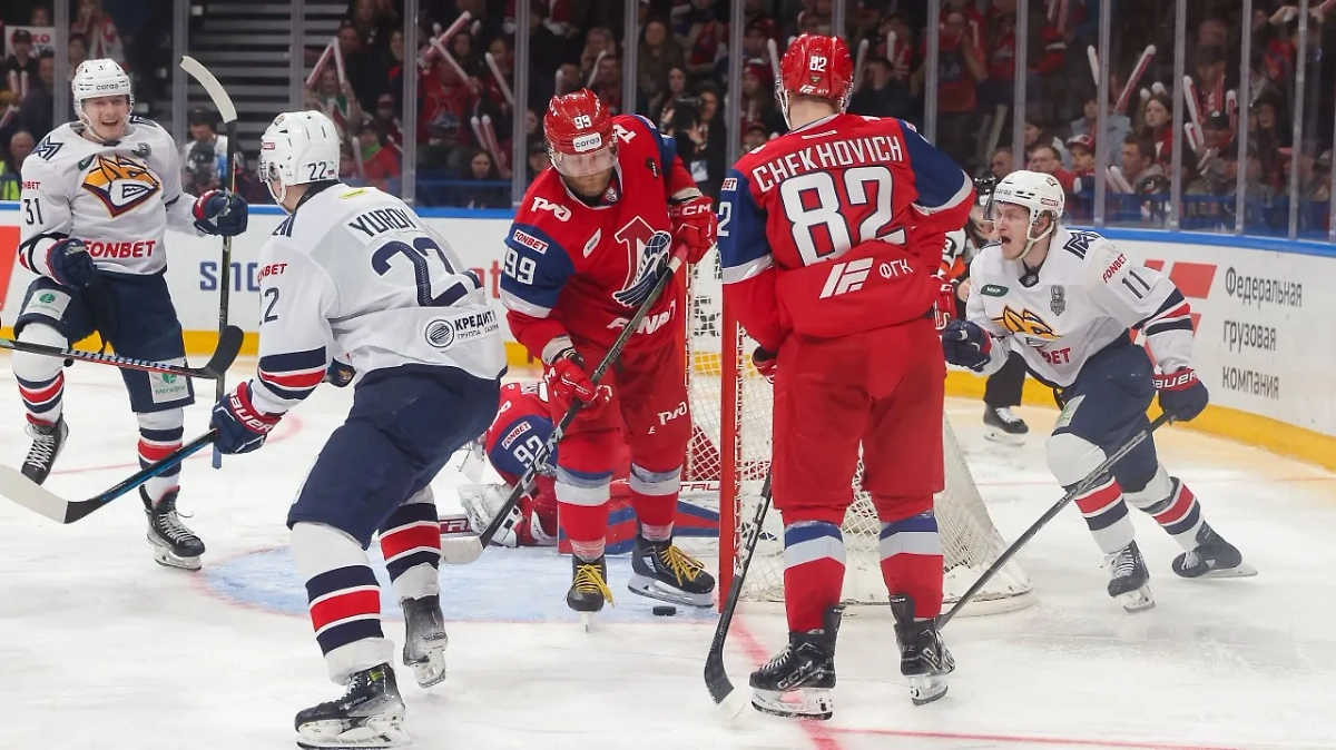 Магнитогорский "Металлург" на льду. Фото © Telegram / ХК "Металлург"