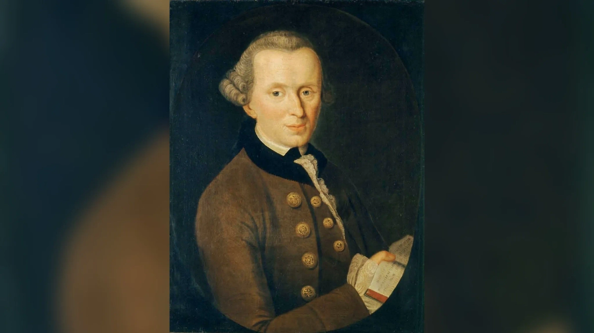 Портрет Иммануила Канта. Обложка © Wikipedia / Картина Иоганна Готлиба Беккера (1768)