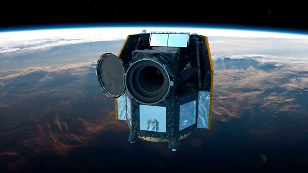 Работающая на околоземной орбите космическая обсерватория Cheops эту планету наблюдает постоянно. Фото © esa.int