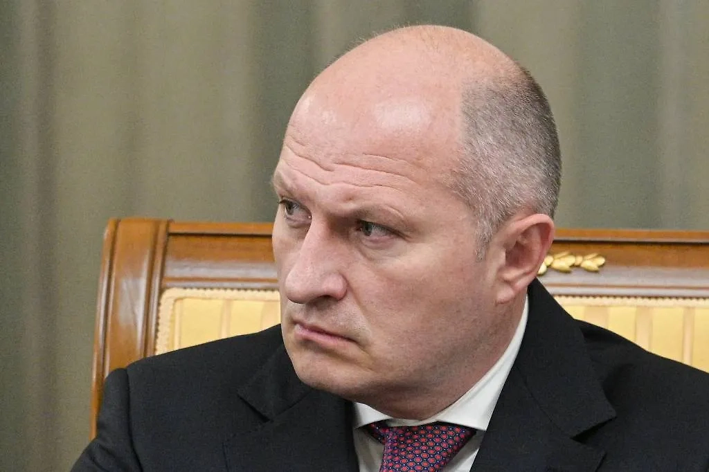 Глава МЧС РФ Александр Куренков. Обложка © ТАСС / POOL / Александр Астафьев