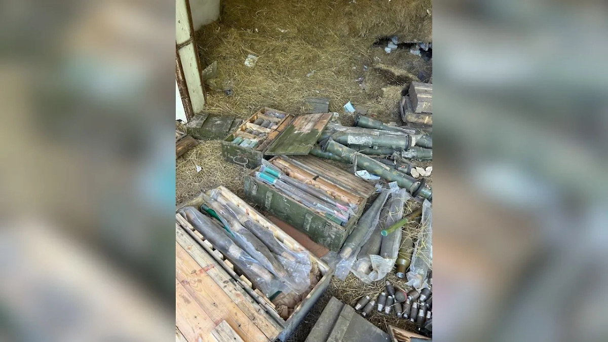 Один из схронов, оставленных ВСУ в Авдеевке. Фото © УФСБ по ДНР