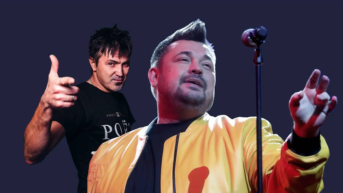 Сергей Жуков и Алексей Потехин — "Руки вверх!". Коллаж © Life. Фото © VK / Алексей Потехин © ТАСС / Прокофьев Вячеслав