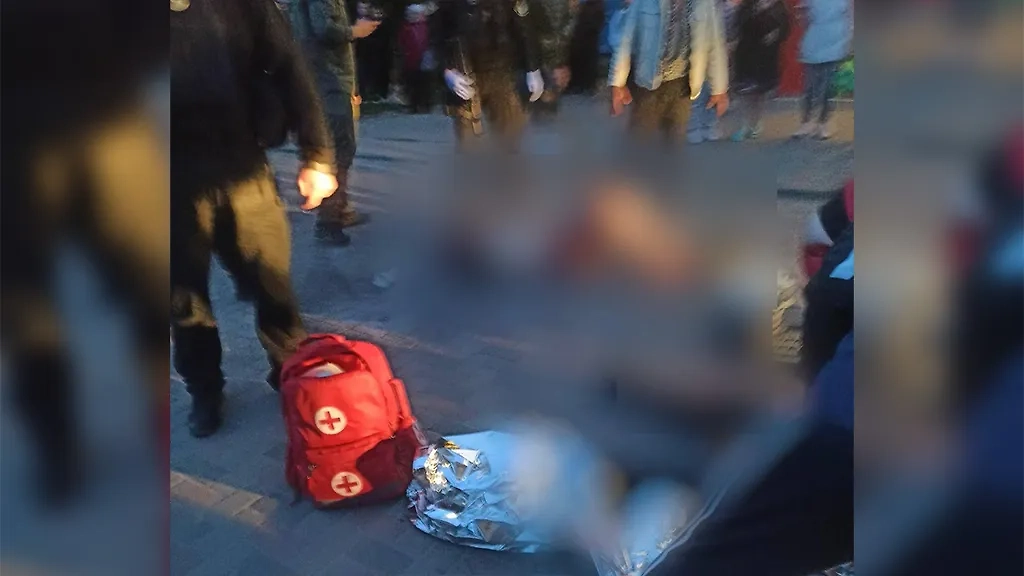 В Броварах под Киевом мужчина взорвал гранату в попытке убежать от полицейского. Обложка © Telegram / Игорь Сапожко – Официально