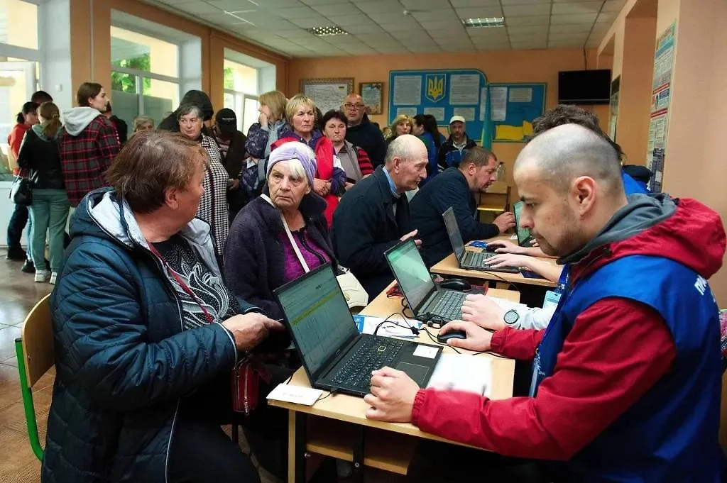 Эвакуация людей из Харьковской области. Обложка © Telegram / Олег Синєгубов