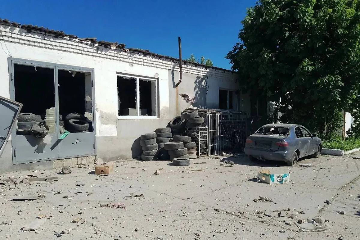 ВСУ обстреляли Скадовск под Херсоном ракетами HIMARS. Обложка © Telegram / Владимир Сальдо