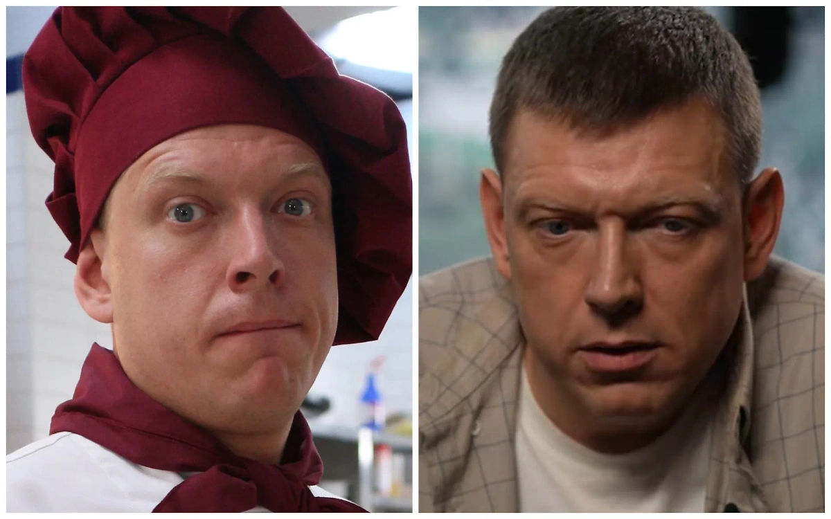 Сергей Лавыгин почти не изменился. Фото © "Кухня", режиссёры Дмитрий Дьяченко и др., сценаристы Василий Куценко и др. / Kinopoisk, © YouTube / Central Partnership