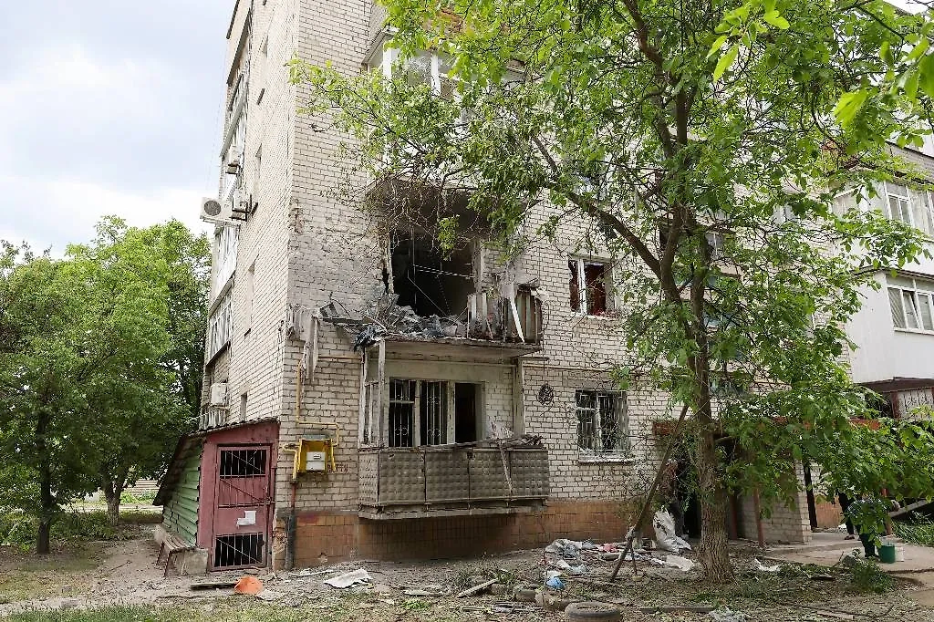 В Запорожской области сообщили о массированном обстреле со стороны ВСУ. Обложка © ТАСС / Александр Полегенько